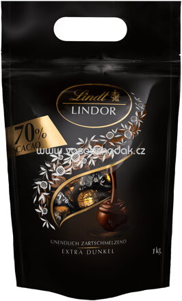 Lindt Lindor Kugel Dark 70% Cacao, Beutel, 1 kg