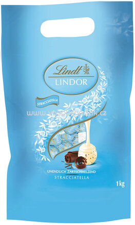 Lindt Lindor Kugel Stracciatella, Beutel, 1 kg