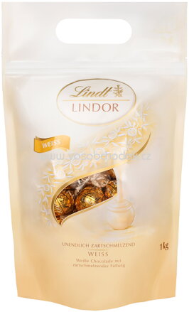 Lindt Lindor Kugel Weiss, Beutel, 1 kg