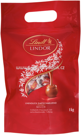 Lindt Lindor Kugel Milch, Beutel, 1 kg