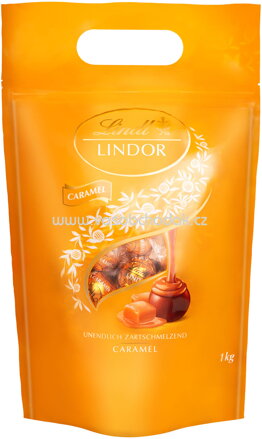 Lindt Lindor Kugel Caramel, Beutel, 1 kg