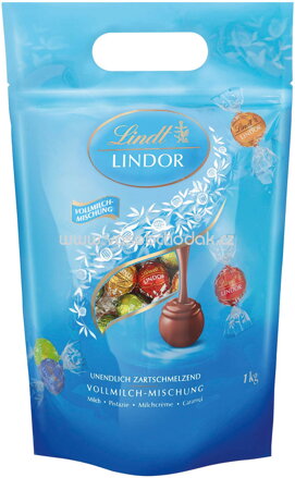 Lindt Lindor Vollmilch Kugeln Mischung, Beutel, 1 kg