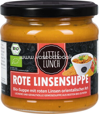 Little Lunch Rote Linsensuppe, 350 ml