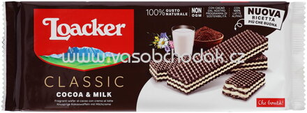 Loacker Classic Cocoa & Milk, 175g