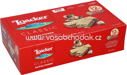 Loacker Classic Napolitaner, 12x45g, 540g