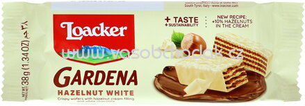 Loacker Gardena Hazelnut White, 38g