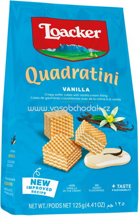 Loacker Quadratini Vanilla, 125g