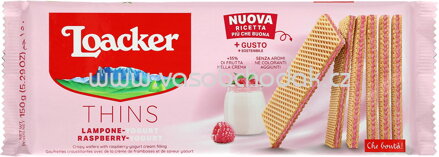 Loacker Thins Raspberry-Yoghurt, 150g