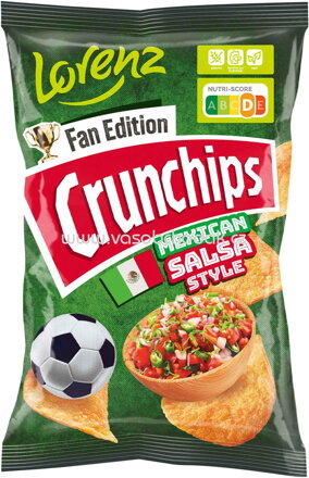 Lorenz Crunchips Fan Edition Mexican Salsa Style, 130g