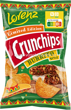 Lorenz Crunchips Burrito Style, 130g