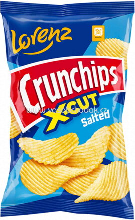 Lorenz Crunchips X-Cut Salted, 75g