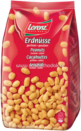 Lorenz Erdnüsse geröstet und gesalzen, 1 kg