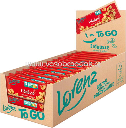 Lorenz Erdnüsse geröstet und gesalzen, 28x40g