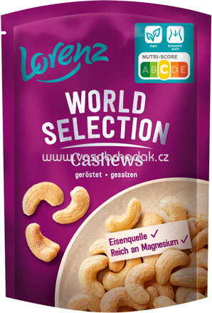 Lorenz World Selection Cashews, 100g