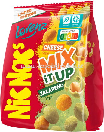 Lorenz NicNac's Mix it up Cheese Style & Jalapeño Style, 110g