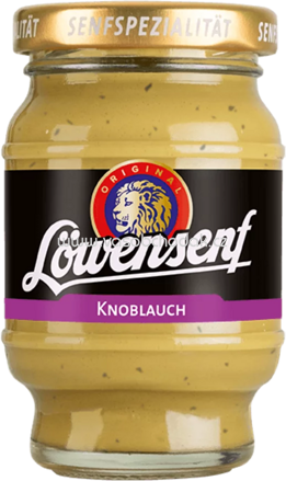Löwensenf Senfspezialität Knoblauch, 100 ml