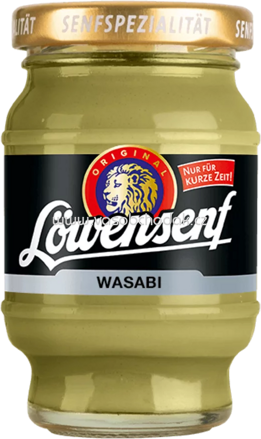 Löwensenf Senfspezialität Wasabi, 100 ml