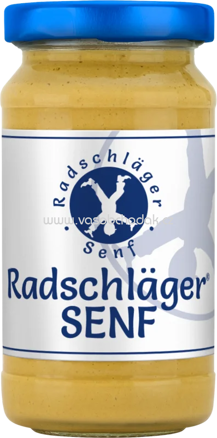 Löwensenf Düsseldorfer Radschläger Senf, 200 ml