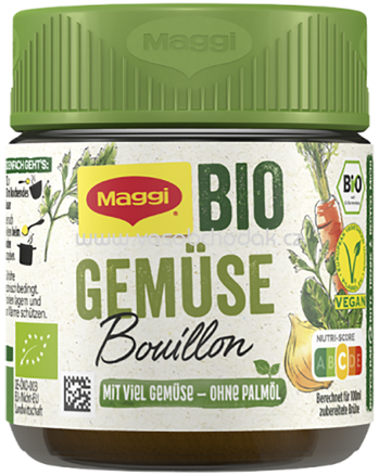 Maggi Bio Gemüse Bouillon 5,5l, Glas