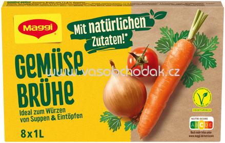 Maggi Gemüse Brühe, Faltschachtel mit 8 Würfeln