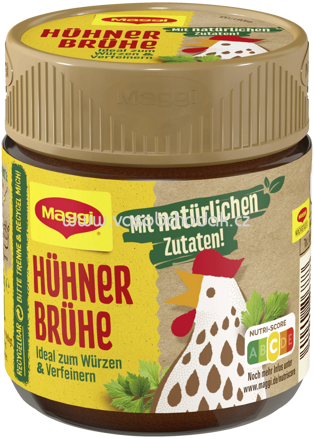 Maggi Hühner Brühe, ergibt 4l, 1 Glas