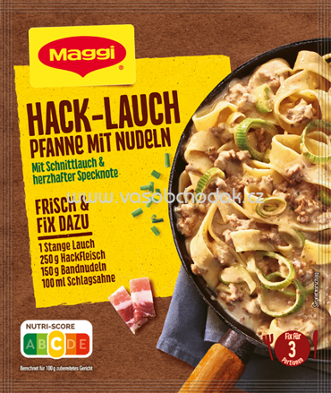 Maggi Fix Hack Lauch Pfanne mit Nudeln, 1 St