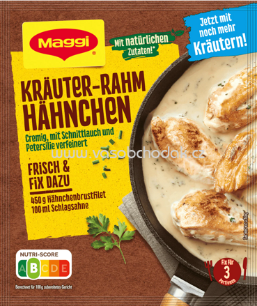 Maggi Fix Kräuter Rahm Hähnchen, 1 St