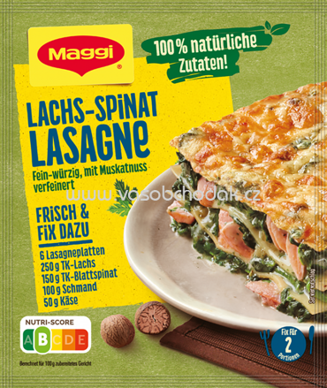 Maggi Fix Lachs Spinat Lasagne, 1 St