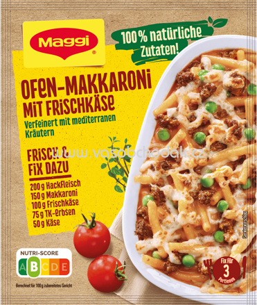 Maggi Fix Ofen Makkaroni mit Frischkäse, 1 St