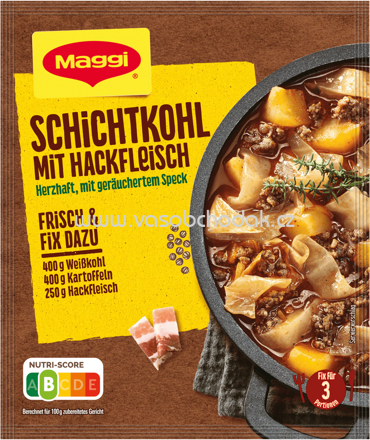 Maggi Fix Schichtkohl mit Hackfleisch, 1 St