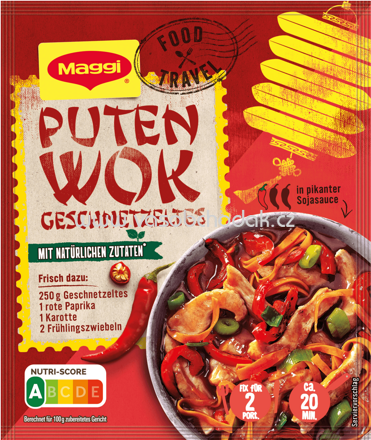 Maggi Food Travel Fix Puten Wok Geschnetzeltes, 1 St