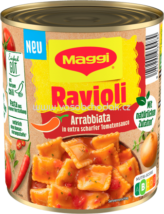 Maggi Ravioli Arrabbiata, 800g
