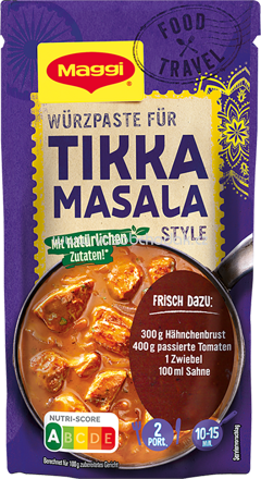 Maggi Food Travel Würzpaste für Tikka Masala Style, 1 St