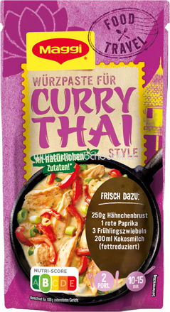 Maggi Food Travel Würzpaste für Curry Thai Style, 1 St