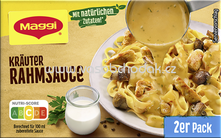 Maggi Kräuter Rahmsauce, 2er Pack, ergibt 2 x 250 ml