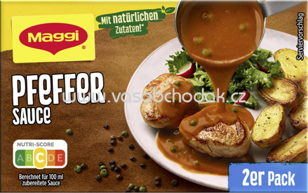 Maggi Pfeffer Sauce, 2er Pack, ergibt 2 x 250 ml