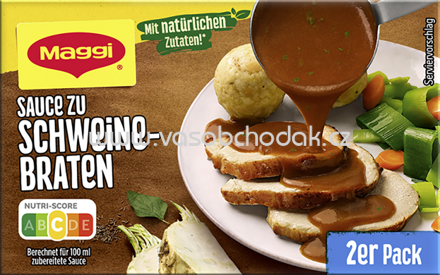 Maggi Sauce zu Schweinebraten, 2er Pack, ergibt 2 x 250 ml