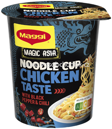 Maggi Magic Asia Noodle Cup Chicken, Becher, 1 St