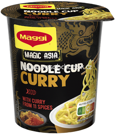 Maggi Magic Asia Noodle Cup Curry, Becher, 1 St