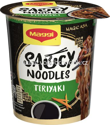 Maggi Magic Asia Saucy Noodles Teriyaki, Becher, 1 St