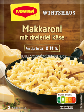 Maggi Wirtshaus Makkaroni mit dreierlei Käse, 170g