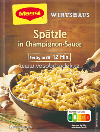 Maggi Wirtshaus Spätzle in Champignon-Sauce, 123g