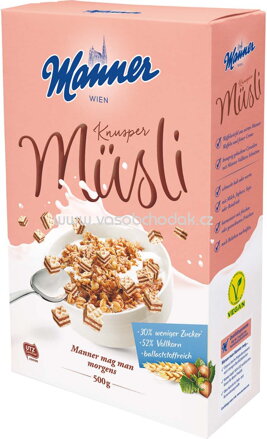 Manner Knusper Müsli, 500g