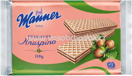 Manner Knuspino Haselnuss, 110g