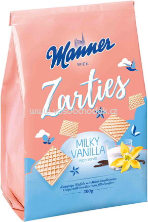 Manner Zarties Milky Vanilla, 200g