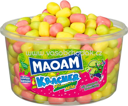 Maoam Kracher Limetten Mix, 265 St, Dose, 1200g