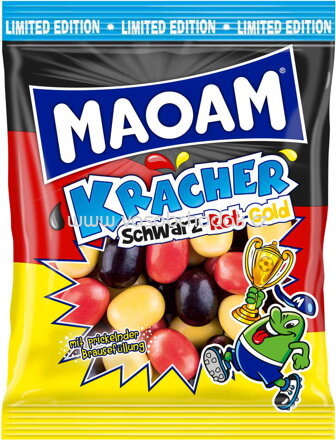 Maoam Kracher Schwarz-Rot-Gold, 200g