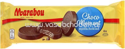 Marabou Choco Moment Mjölkchoklad, 6 St, 180g