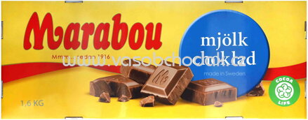 Marabou Mjölk Choklad, 16x100g, 1600g