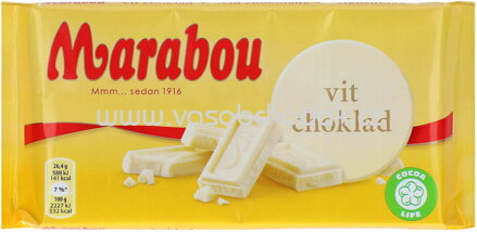 Marabou Vit Choklad, 185g